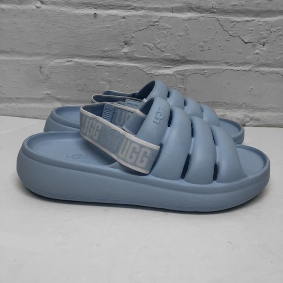 NEW UGG Sport Yeah EVA creek sandal Baby Blue Sz 8 - Picture 1 of 3